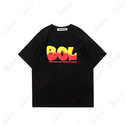 black t shirt